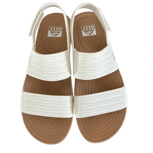 Reef Water Vista Sandals White/Tan Size 9 - Picture 6 of 11